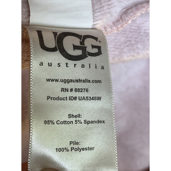 UGG Womens Size Medium Vest Fleece Lined Pink with Elastic waist pockets - Picture 5 of 7